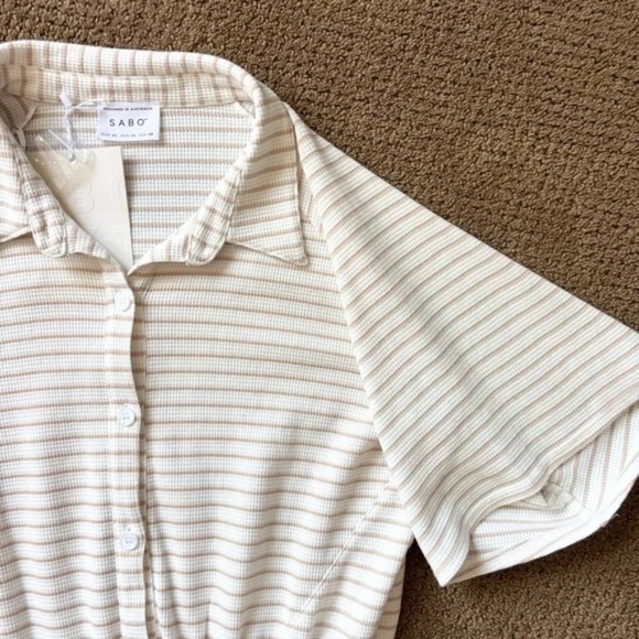 SABO NWT Amira Striped Playsuit XL - Picture 4 of 7